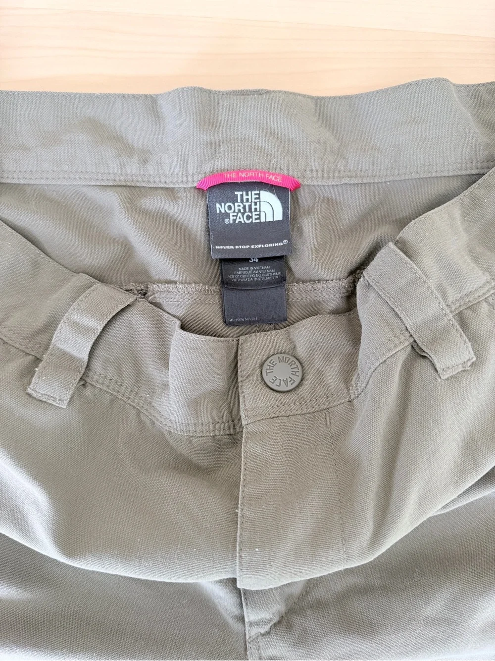 Men's the north face grey Tactical hiking Cargo Pants